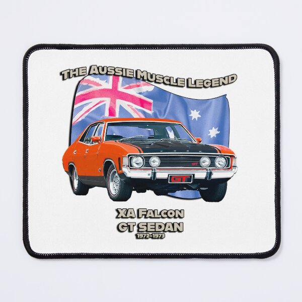 Item preview, XA Falcon GT Sedan 1972-1973 – The Aussie Muscle Legend (White Background) designed and sold by Michael van der Hoorn.