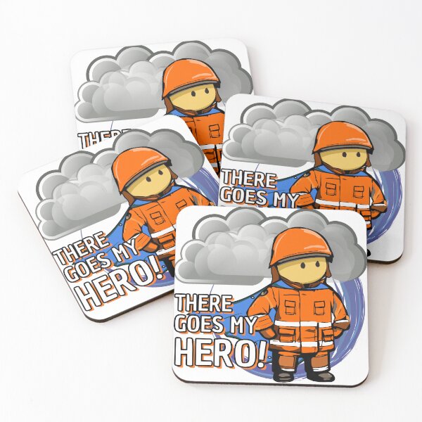 Item preview, Custom - There goes my hero! designed and sold by Flashover.