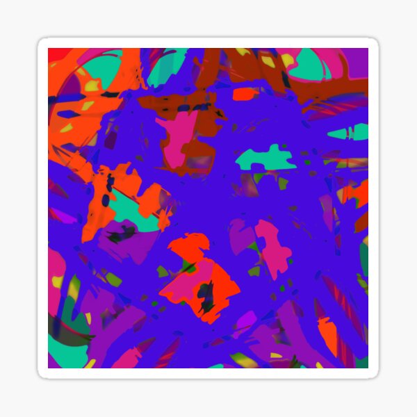 Indigo Abandon Sticker