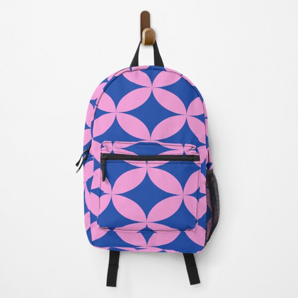 Item preview, Retro Pink and Blue Geometric Pattern designed and sold by JuneJournal.