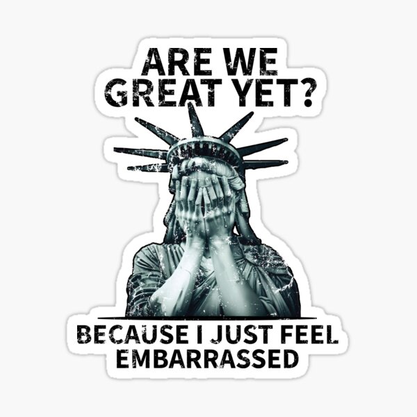 Artikel-Vorschau von Lustige Anti-Trump Sind wir groß, aber Freiheitsstatue Politik, designt und verkauft von wtfbba.