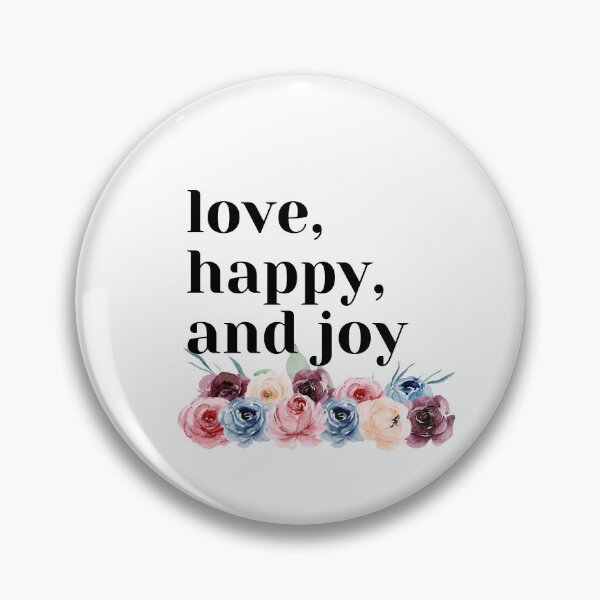 Item preview, Love, Happy and Joy - flower design designed and sold by MillaEve.