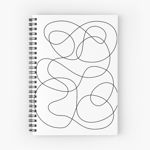 Item preview, Minimalist Black Abstract Line Art designed and sold by JuneJournal.