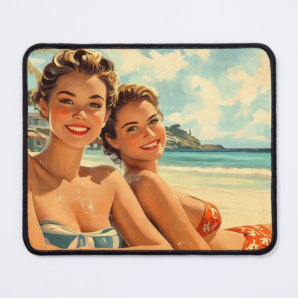 Item preview, Retro Beach Vacation Postcards 19 designed and sold by SteadyRolling.