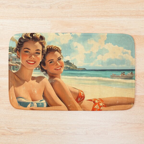 Item preview, Retro Beach Vacation Postcards 19 designed and sold by SteadyRolling.