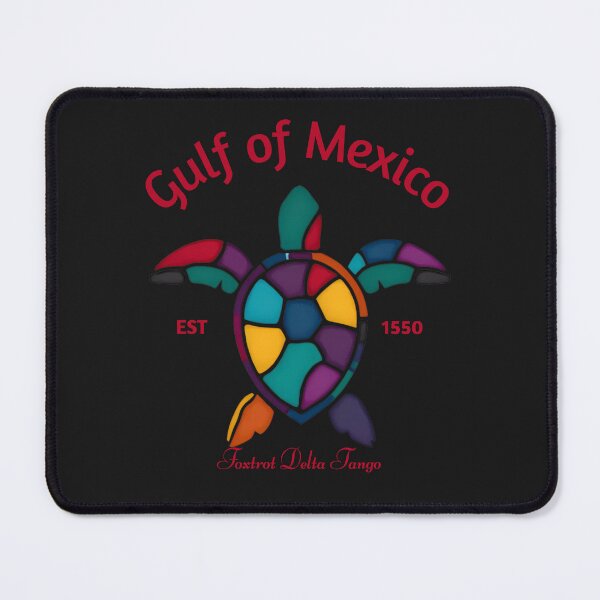 Item preview, Gulf of Mexico: Colorful Turtle Art, Foxtrot Delta Tango Message designed and sold by elynne9.