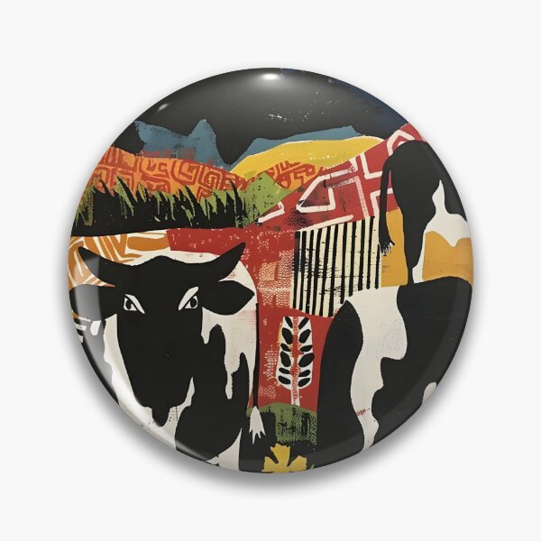 Item preview, Holstein Dairy Cows Herd Eating Tall Grass Mountain Meadow designed and sold by scooterbaby.