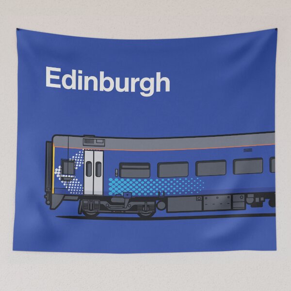 Item preview, Edinburgh Class 158 World Train Side Scotland UK designed and sold by VoodooCircus.