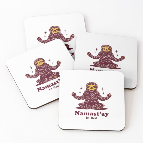 Item preview, "Namast'ay in Bed" – Funny Yoga & Relaxation Lover Design designed and sold by Colorful-Garden.