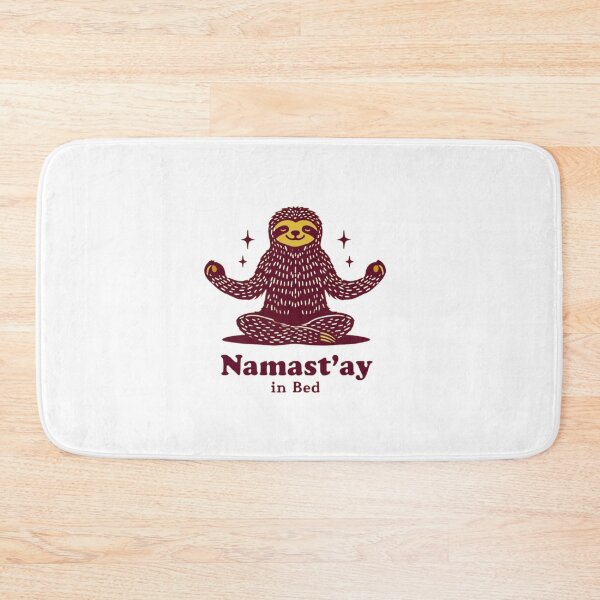 Item preview, "Namast'ay in Bed" – Funny Yoga & Relaxation Lover Design designed and sold by Colorful-Garden.