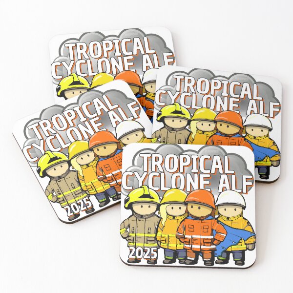 Item preview, Tropical Cyclone Alf deployment stickers designed and sold by Flashover.
