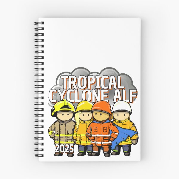 Item preview, Tropical Cyclone Alf deployment stickers designed and sold by Flashover.