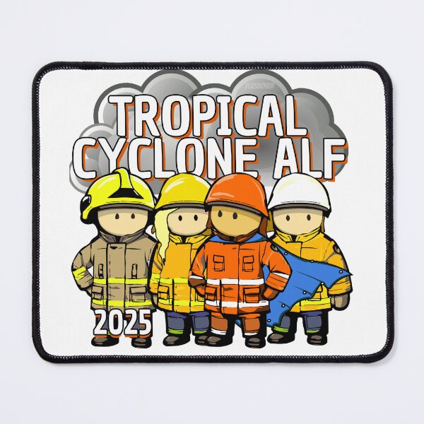 Item preview, Tropical Cyclone Alf deployment stickers designed and sold by Flashover.