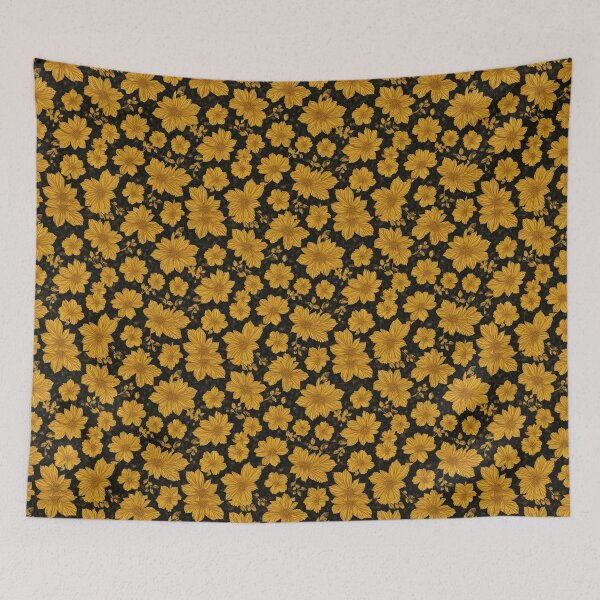 Item preview, Yellow floral designs  designed and sold by Boss100k.