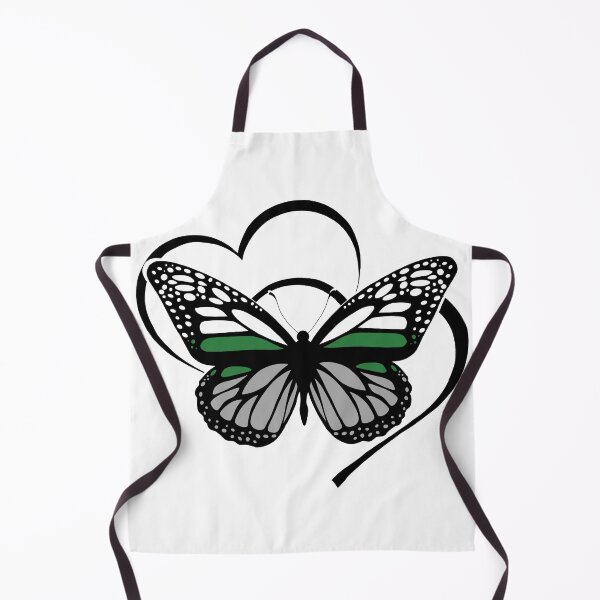 Item preview, Double Heart DemiRomantic Pride Flag Butterfly designed and sold by QueenS-Gallery.