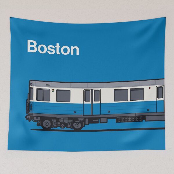 Item preview, Boston 0600 Series Blue World Train Side USA designed and sold by VoodooCircus.