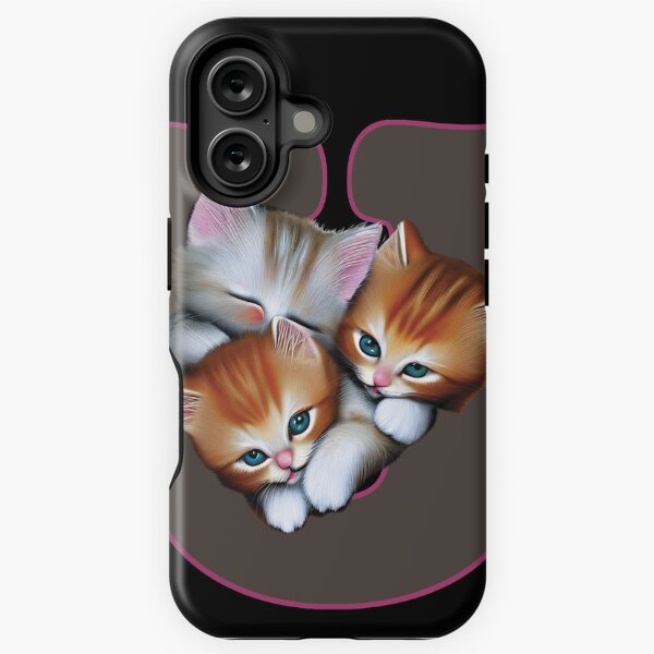 KITTENS LETTER U iPhone Tough Case