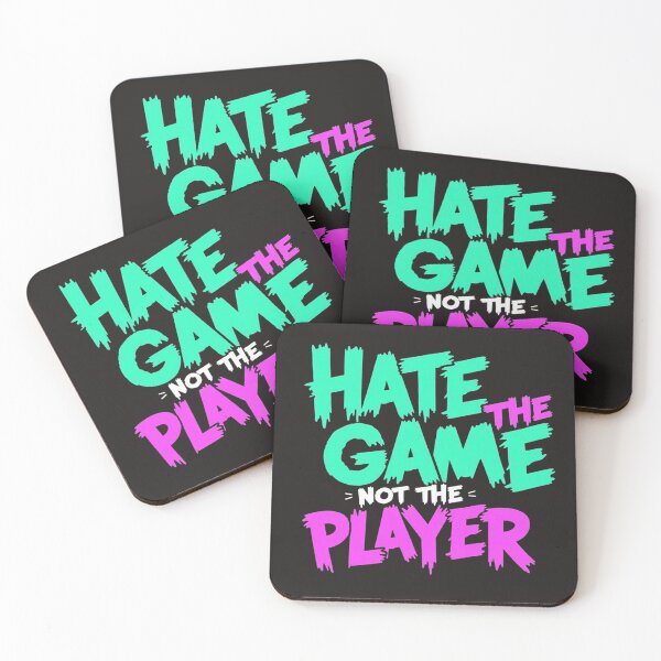 Item preview, Hate the Game Not the Player designed and sold by Modish-Market.