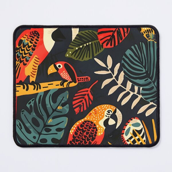 Item preview, Parrots Rain Forest, Tropical, Jungle, Flowers, Nature, Wildlife and Animals designed and sold by scooterbaby.