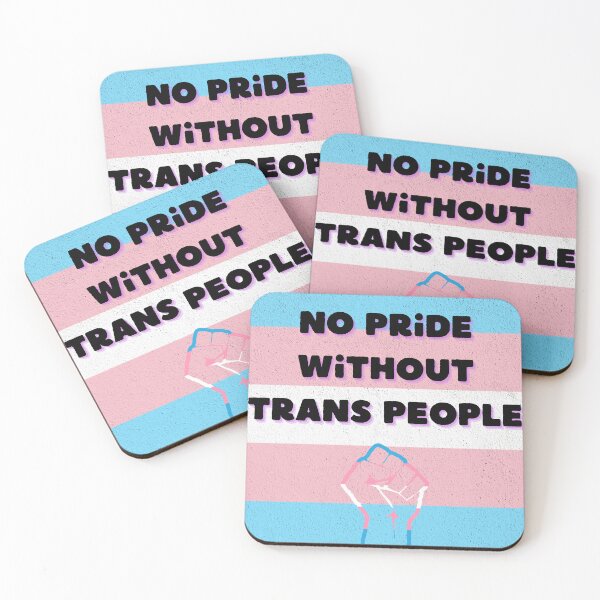 Item preview, No Pride without Trans People designed and sold by Denvervineart.