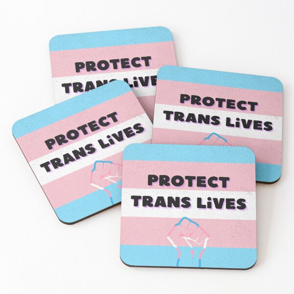 Item preview, protect trans lives  designed and sold by Denvervineart.