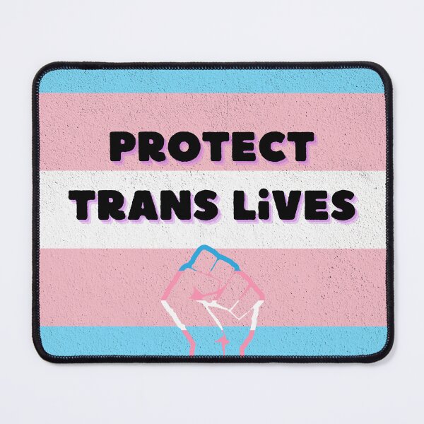Item preview, protect trans lives designed and sold by Denvervineart.