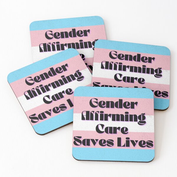 Item preview, gender affirming care saves lives  designed and sold by Denvervineart.