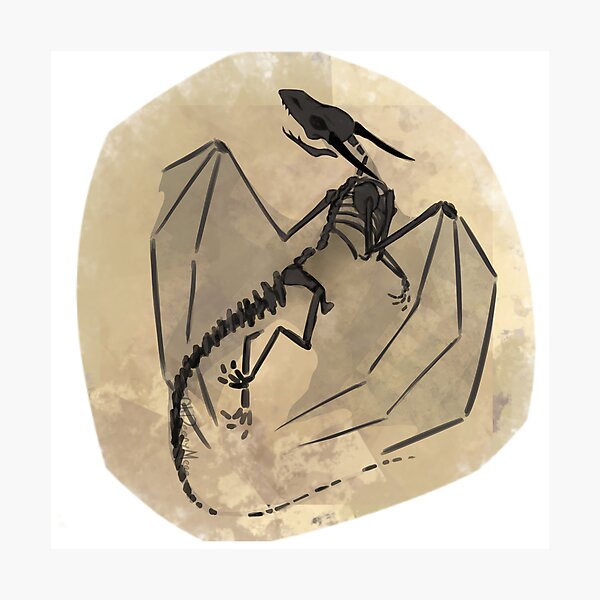 Artikel-Vorschau von Fossiler Drache, designt und verkauft von OhDeeryMeee.