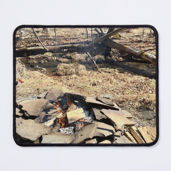 Item preview, Fire pit in the woods  designed and sold by awendaur80.