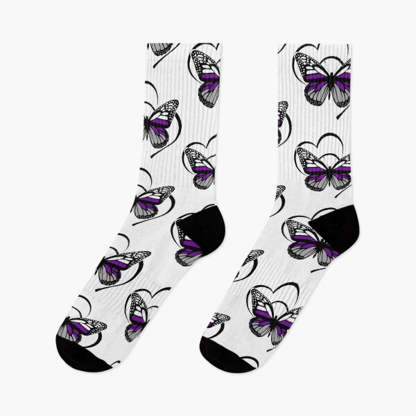 Item preview, Double Heart DemiSexual Pride Flag Butterfly  designed and sold by QueenS-Gallery.