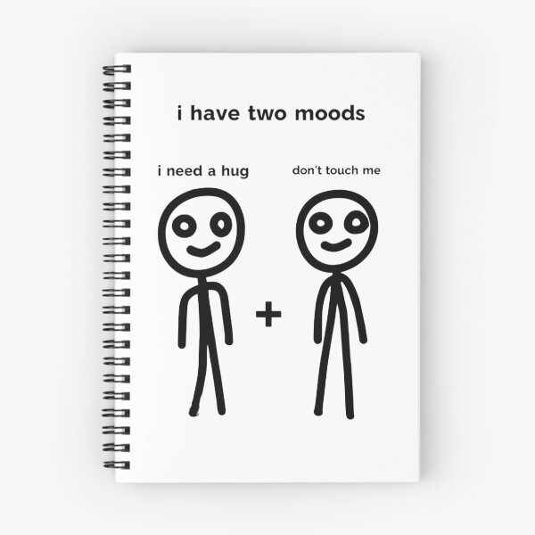 Item preview,  Two Moods Funny Meme designed and sold by DARK_NOVA.