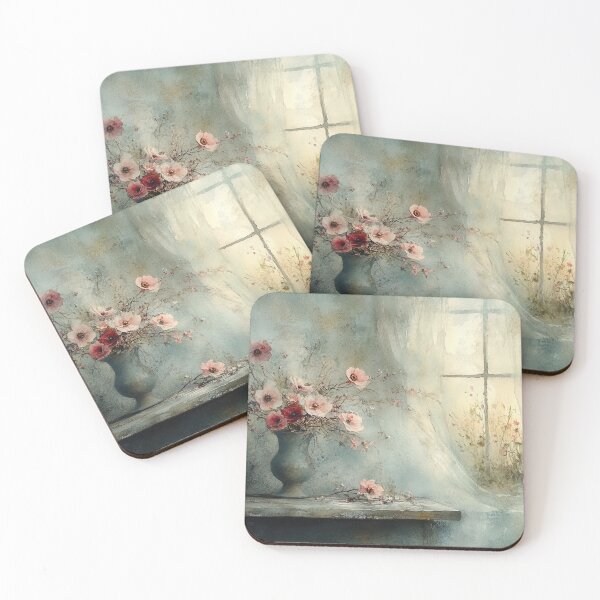 Item preview, Window's Bloom: The Gossamer Veil and Floral Reverie designed and sold by bloorose.