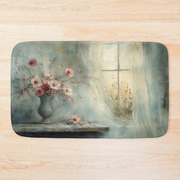 Item preview, Window's Bloom: The Gossamer Veil and Floral Reverie designed and sold by bloorose.