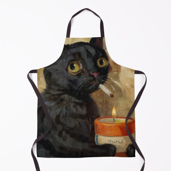 Item preview, Necessary Vices – The Smoking Cat with a Candle designed and sold by Noble Beasts.