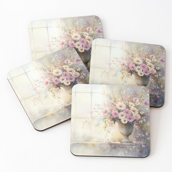 Item preview, Dawn's Flora: The Porcelain Urn and Ethereal Light designed and sold by bloorose.