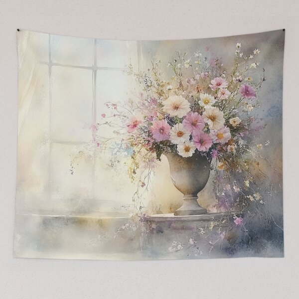 Item preview, Dawn's Flora: The Porcelain Urn and Ethereal Light designed and sold by bloorose.