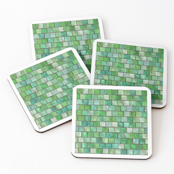 Item preview, Little Green Tiles designed and sold by WordyDreams.
