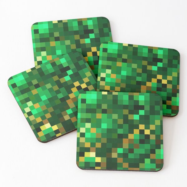 Item preview, Retro Video Game Player Gamer Pixel Green Squares  designed and sold by LEILA ART SPACE.