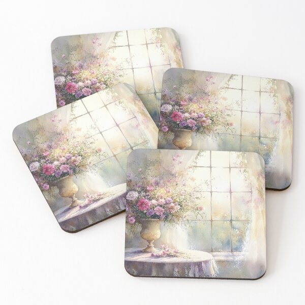 Item preview, Sunlit Petals: The Gilded Urn and Whispers of Dawn designed and sold by bloorose.