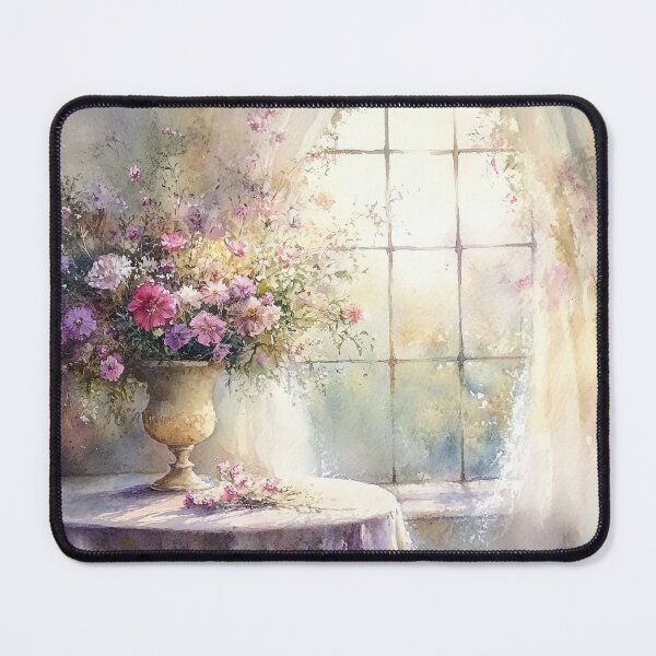 Item preview, Sunlit Petals: The Gilded Urn and Whispers of Dawn designed and sold by bloorose.
