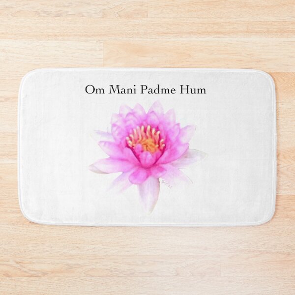 Item preview, Om mani padme hum - buddhist lotus flower  designed and sold by Josephine Ethereal.