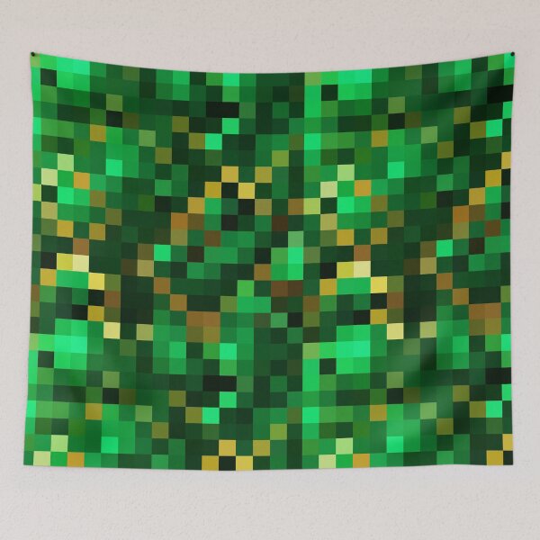 Item preview, Retro Video Game Player Gamer Pixel Green Squares  designed and sold by LEILA ART SPACE.