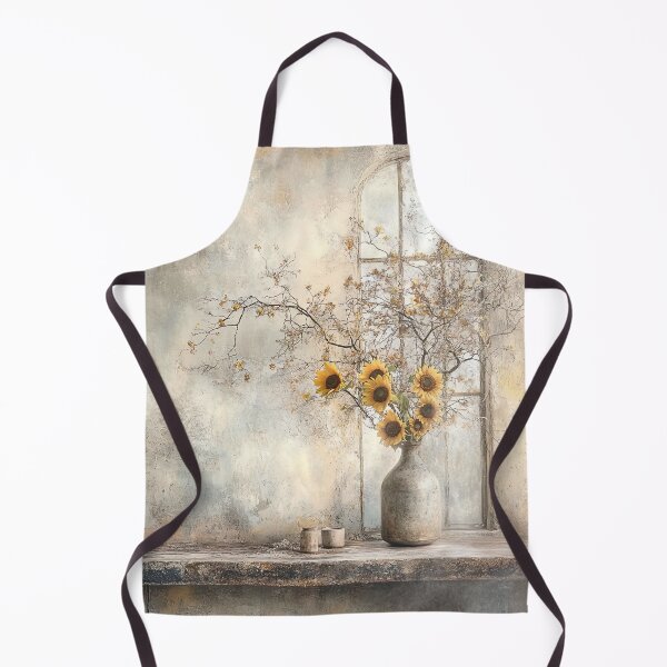 Item preview, Archway Sunflowers: The Stoneware Vase and Whispers of Time designed and sold by bloorose.
