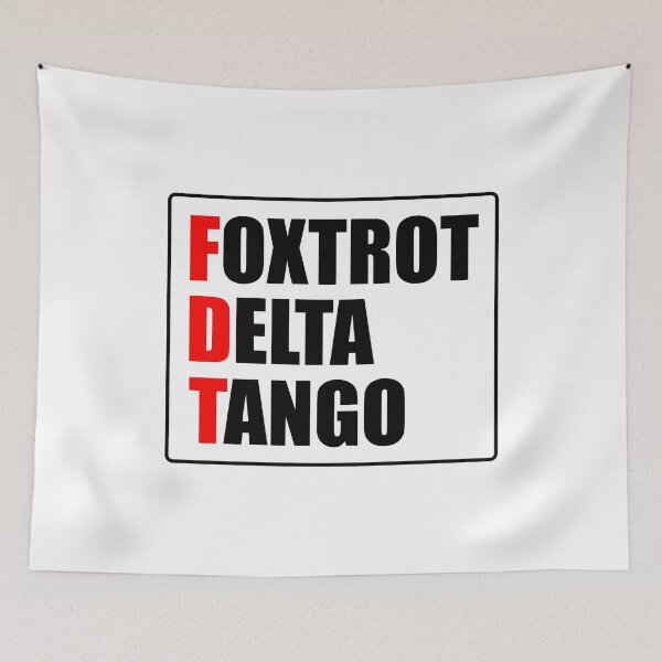 Item preview, Foxtrot Delta Tango - FDT divertido y sutil designed and sold by PixVib.