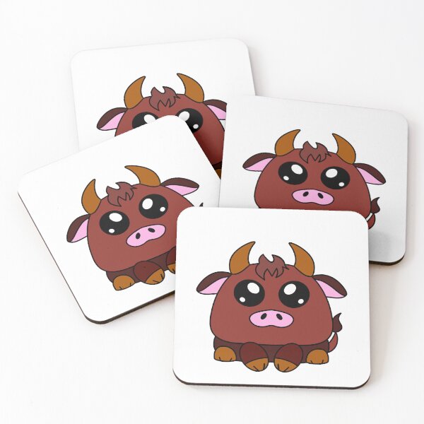 Item preview, Cute kawaii cow  designed and sold by MindfulArtSandy.