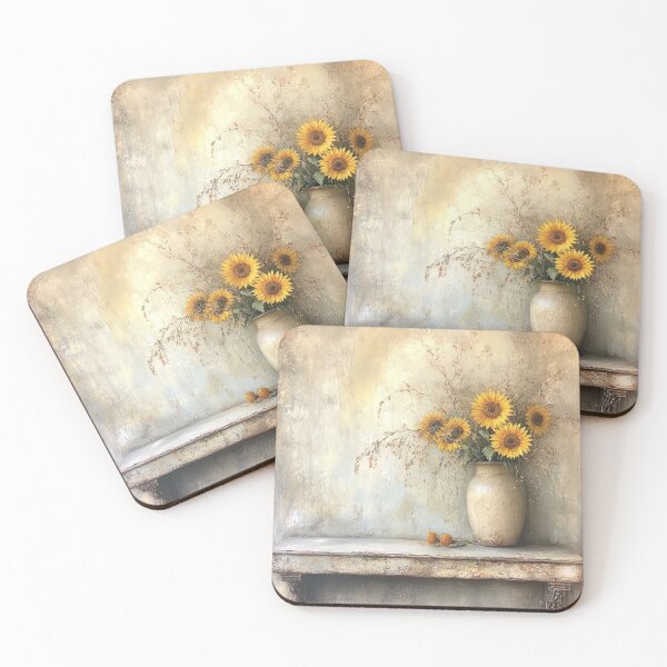 Item preview, Aged Elegance: The Stoneware Vessel and Sunlit Sentinels designed and sold by bloorose.
