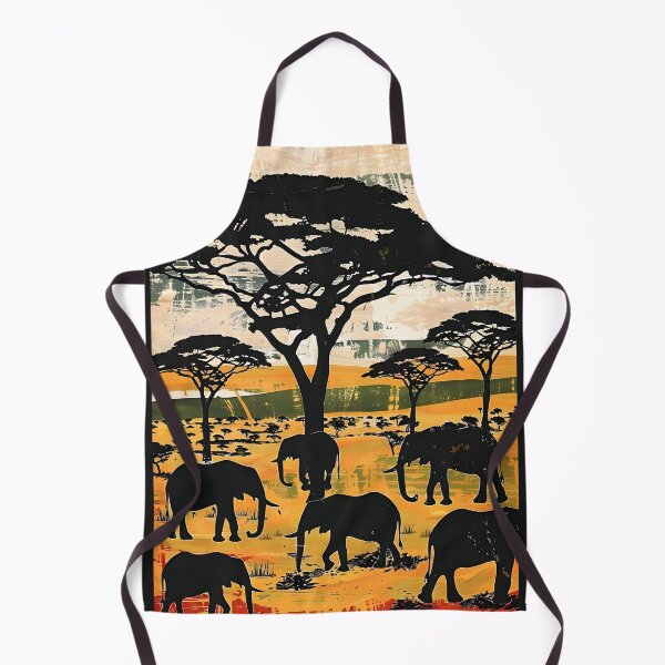 Item preview, Elephants On Serengeti African Grasslands  designed and sold by scooterbaby.