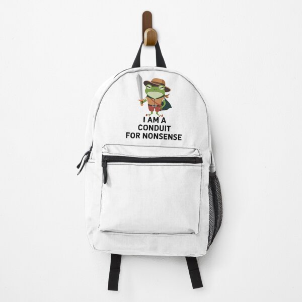 Item preview, I Am A Conduit For Nonsense frog designed and sold by ZAIKY DREAMS.