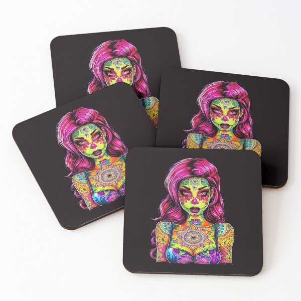 Item preview, Skull Girl Tattoo designed and sold by macadolie.
