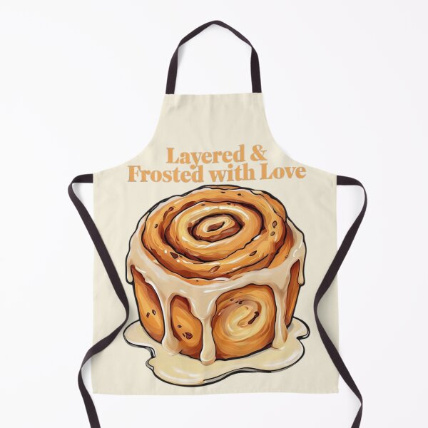 Item preview, Layered & Frosted with Love – Cute Cinnamon Roll Bakery T-Shirt designed and sold by TeesByOquad.